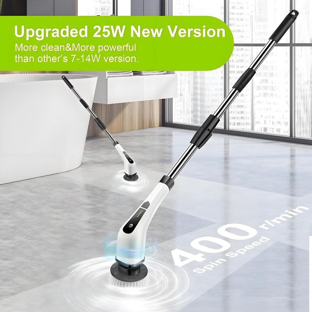 9 В 1 Беспроводная Портативная Электрическая Вращающаяся Щетка Ручная для Ванны Кухни Многофункциональная Электрическая Чистящая Щетка