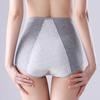 Женские трусики однотонные, большого размера, мягкие, с высокой талией, бесшовные, эластичные, период