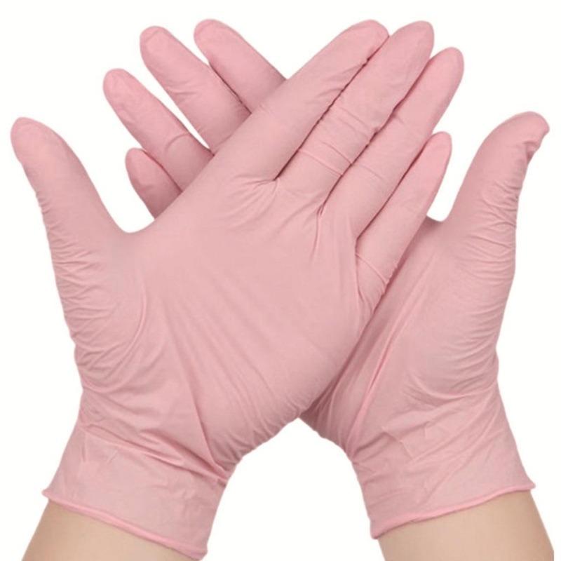 10/20/50/100 одноразовых нитриловых перчаток, водонепроницаемых, без латекса, без пудры, со светящейся батарейкой, подходят для уборки дома и кухни