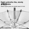 Outdoor Plant Umbrella for Plants, Sun Shade Cover Potted Plants Balcony Protector & Garden Beds, Flower UV Protection with Stake
