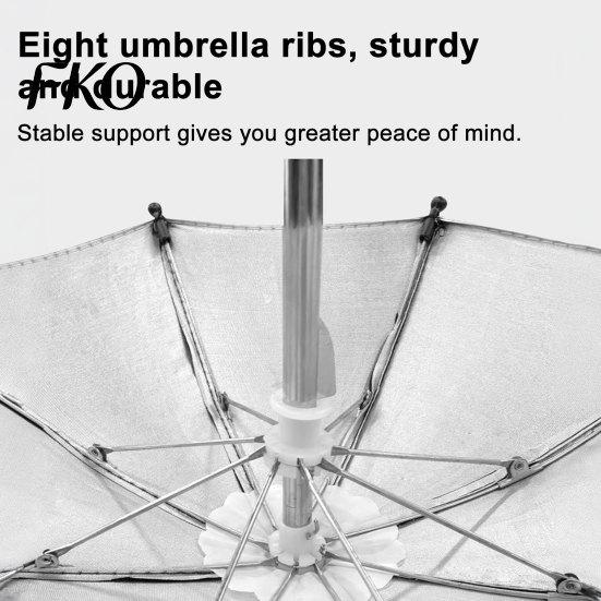 Outdoor Plant Umbrella for Plants, Sun Shade Cover Potted Plants Balcony Protector & Garden Beds, Flower UV Protection with Stake