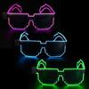 Neon Party Nightclubs Mosaic LED Glasses Flashing Glasses for Adult Kids