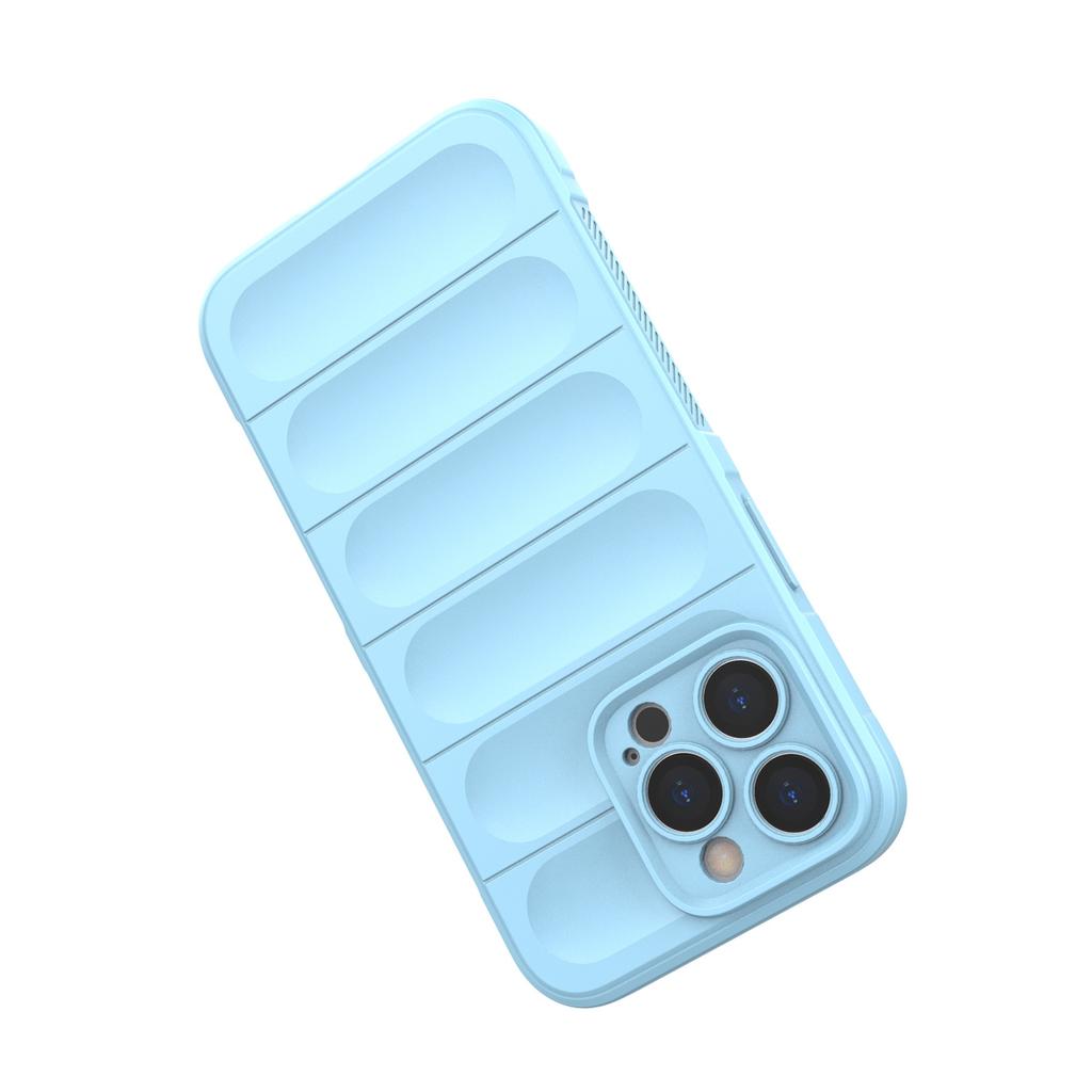 Magic Shield Flexible Armor Case for iPhone 13 Pro - Light Blue Protective Cover