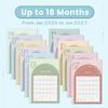 Aesthetic Wall Calendar 2026 10" x 15", Run from January 2026 to June 2027 Vertical Calendar,18-Month Hanging Monthly Calendars, Positive Planner for