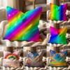 Чехол на подушку R-Rainbow ТЕМА Многоцелевой чехол на подушку для дома и автомобиля - Двусторонний, Мягкий и прочный для повседневного использования