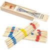 Classic Wooden Pick Up Sticks Game Colorful Multiplayer Family Puzzle STEM Developmental Toy for Kids Adults