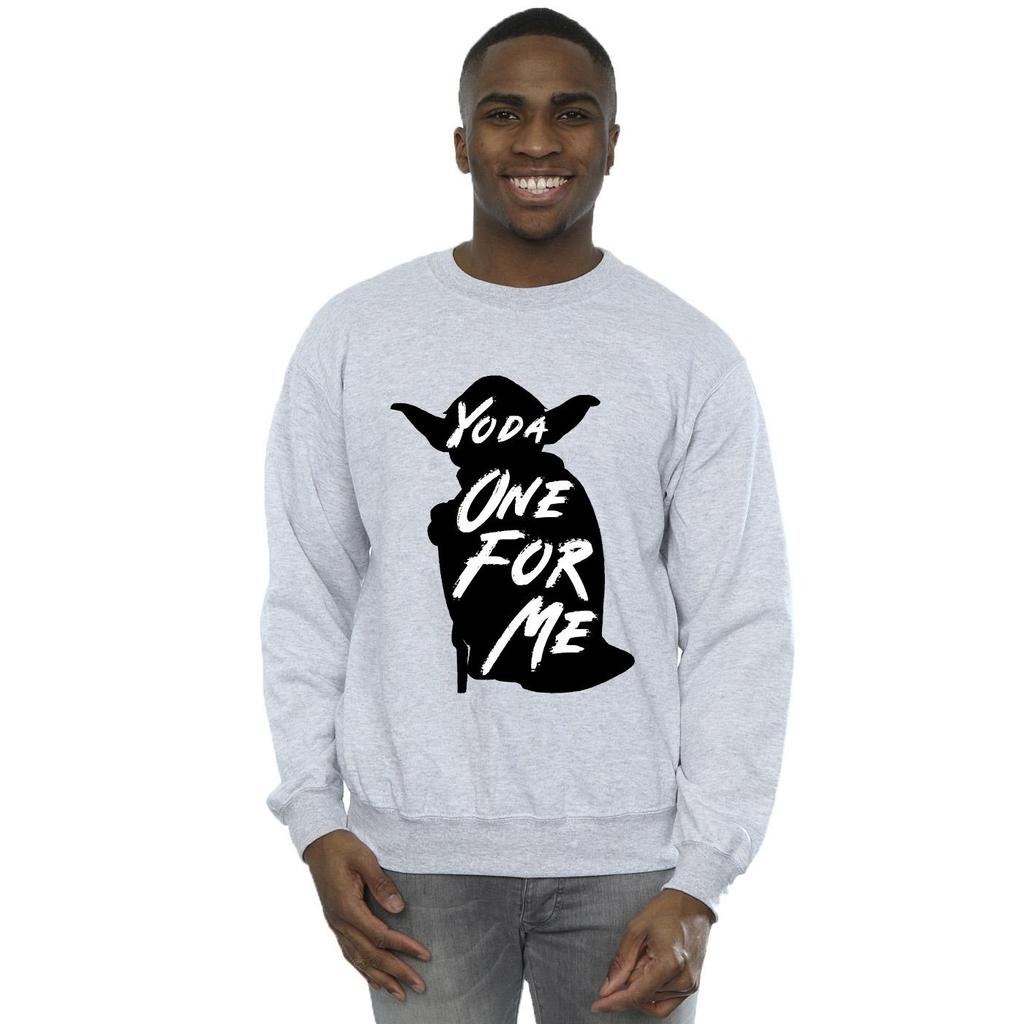 Star Wars Mens Yoda One For Me Sweatshirt