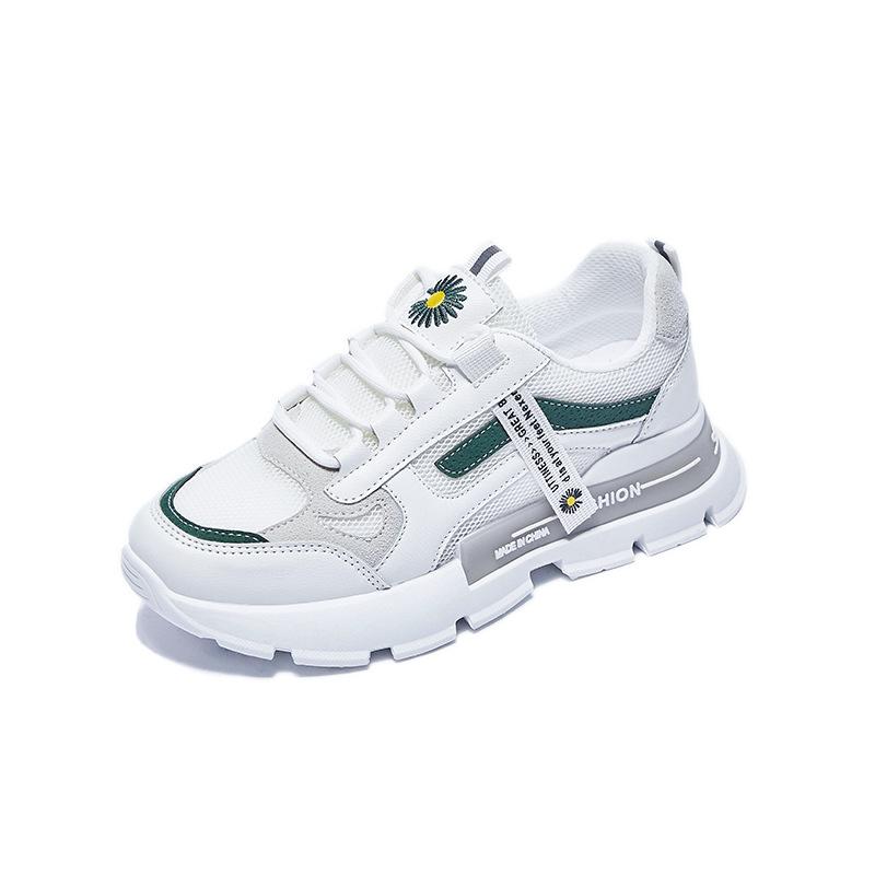 Женская обувь 2024 года, летняя спортивная обувь из дышащей сетки, женские кроссовки на платформе, нескользящие кроссовки на плоской подошве, повседневная обувьrf65