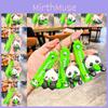 Holding Panda Side Bamboo Shoot Key Chain Cute Cartoon Girl Backpack Pendant
