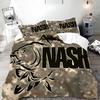 Логотип Nash Fishing Пододеяльник Наволочка Постельное белье Комплект Взрослый Мальчик Девочка Украшение для спальни Детский подарок Односпальный Двуспальный Большой размер