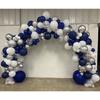 Ballon - Bleu Marine - 50 Pièces - 10" (25 cm) - Latex Naturel - Décoration Anniversaire