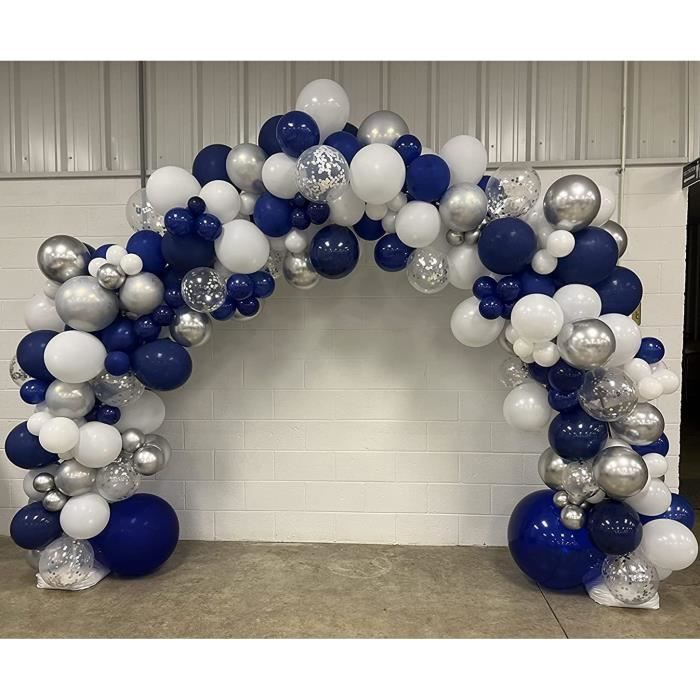 Ballon - Bleu Marine - 50 Pièces - 10" (25 cm) - Latex Naturel - Décoration Anniversaire