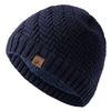 Unisex Peak Labal Winter Hats Fashion Knitted Hats For Men And Women Beanie Cap Outdoor Plush Fur Lined Warm Sports Hats