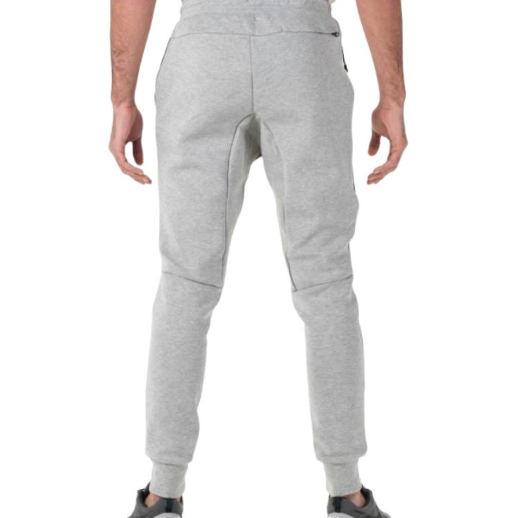 Nike Спортивные штаны Tech Fleece 1 мм, темно-серый меланж/черный, унисекс, уличный стиль 545343-065