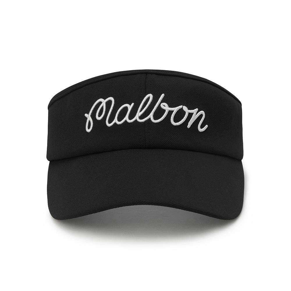 MALBON GOLF Женский съемный козырек с лентой Черный (Женщина)