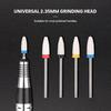 2.35mm Nail Drill Head Quick Remove Fast Rotating Lightweight Universal High Strength Grinding for  Salon