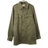 DUTCH ARMY 70s Field Shirt Jacket Military Jacket Old Vintage Button Men's Used