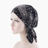 Casual Floral Print Turban Bohemia Sleep Caps Beanies Headwrap  Women National