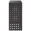 Air Conditioner Cover Black 110 x 50 x 105 cm Steel
