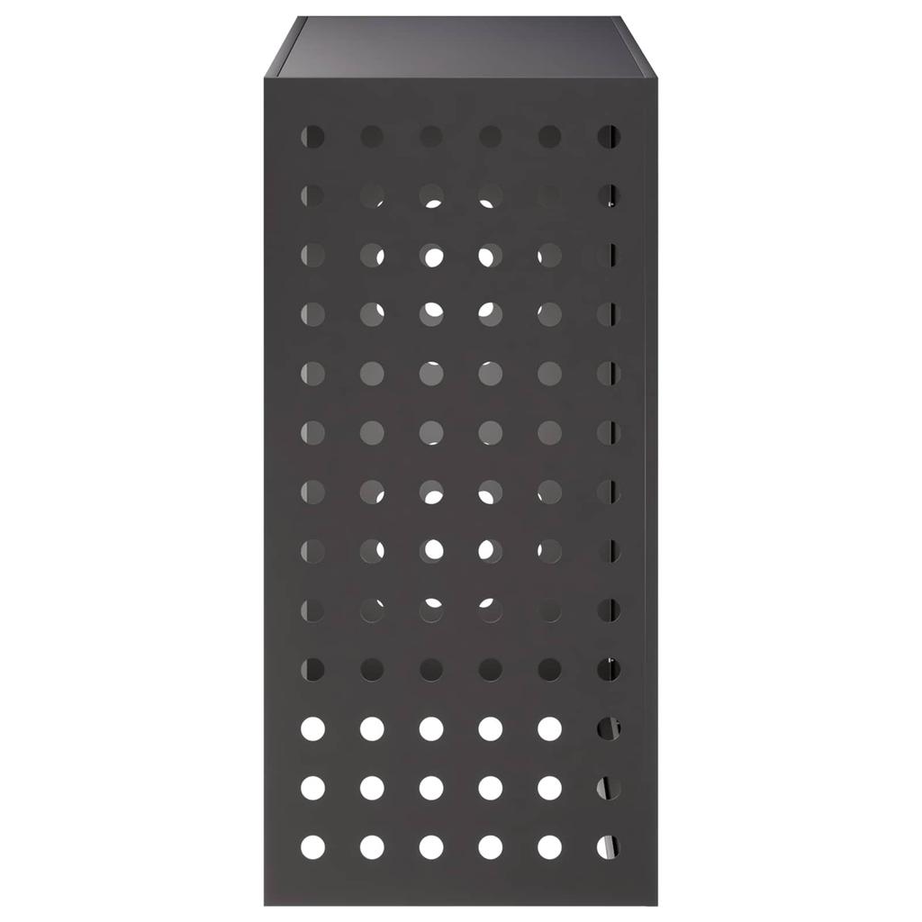 Air Conditioner Cover Black 110 x 50 x 105 cm Steel