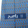 Used HERMES Tie Toyota Limited Edition Silk Blue Brown Suit