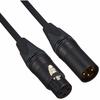 CANARE XLR Microphone Cable with Neutrik Connector, Black, 3m, EC03-B/Black