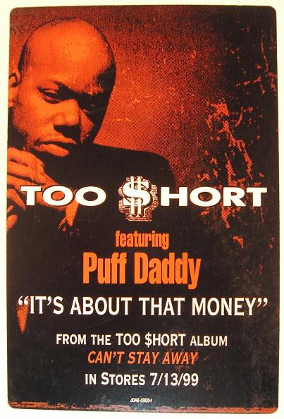 12inch Record TOO SHORT - It's About That Money JDAB426201 Jive 1999 US Rap & Hip-Hop/R&B Used