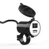 12V Motorcycle Handlebar USB Charger Waterproof High Speed USB Cell Phone Charger 5V 2.1A Moto Adapter Power Supply Socket