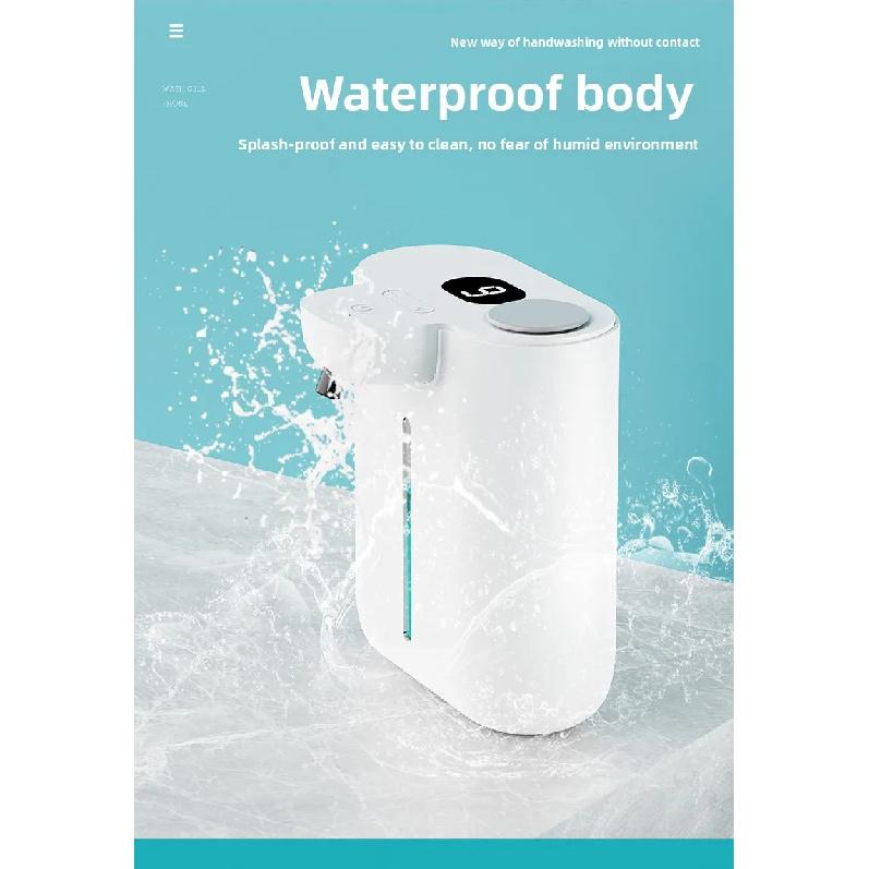 500ML Automatic Soap Dispenser Touchless Type C USB Rechargeable Electric Soap Dispenser Waterproof Foam/Liquid Dispenser
