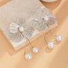Flower Petal Flower Petal Drop Earrings Tassel Exaggerated Large Petal Stud Earrings  Women