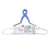 Sawafuji Cheerful Laundry Tobanaikun Wide Laundry Hanger, Blue, 455mm Wide, Set of 5, Anti-Fly Grip, Large Size, Catch, Collar Fit, Easy Drying of Arm