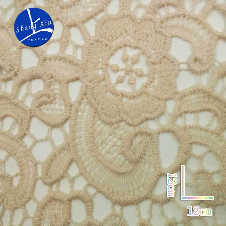 Водорастворимое кружево, Узор «кешью», Вышивальное полотно, Вышивка, Полиэстеровый шелк, Полная ширина, Трехмерный, Полый, Классический