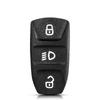 KEYYOU 10PCS 3 Buttons Rubber Car Remote Key Pad For Volkswagen VW Golf 7 4 5 Mk4 6 For Skoda Octavia For Seat Leon Ibiza Altea