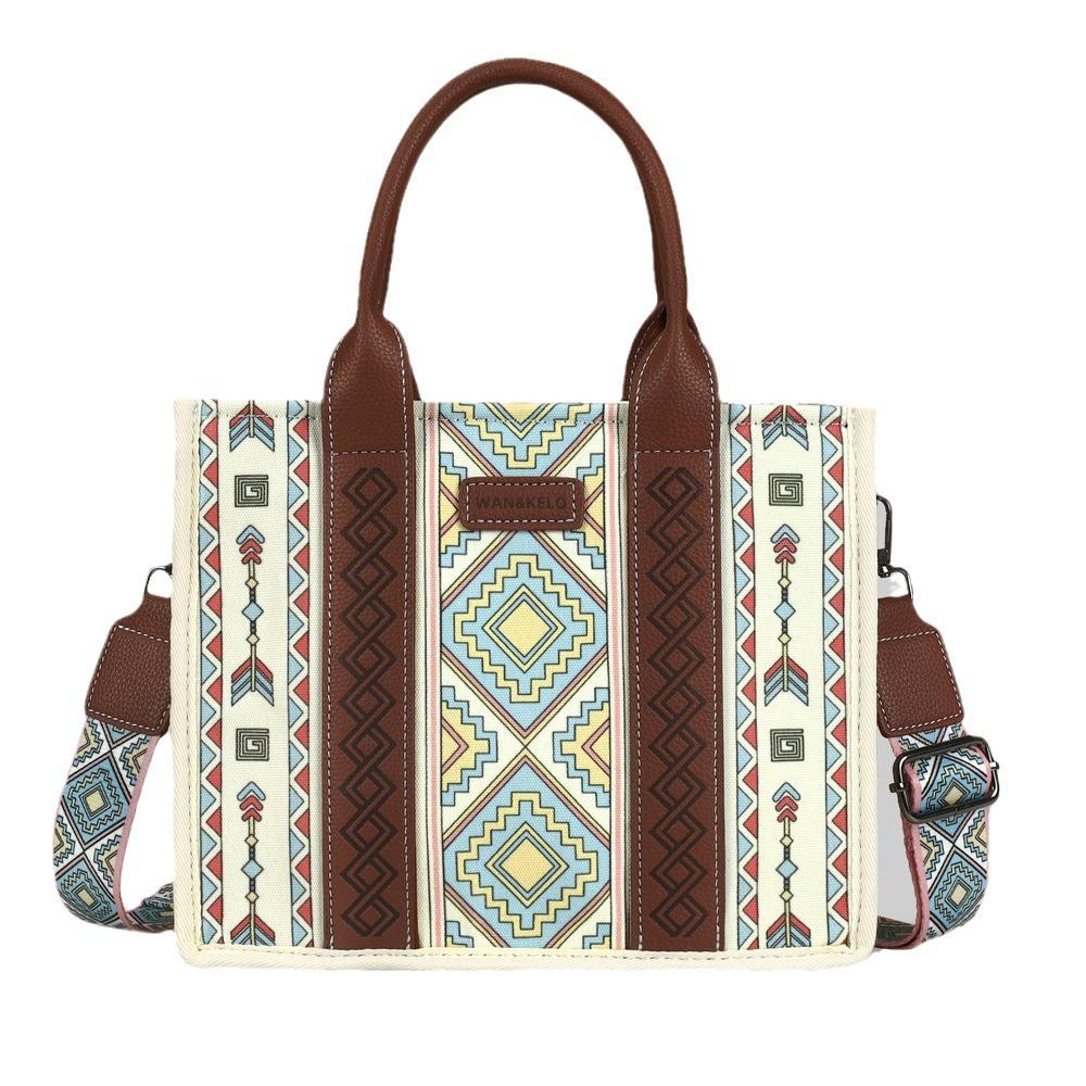 Женская европейская и американская богемная сумка-тоут большой вместимости, холщовая сумка, сумка через плечо