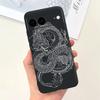 For Google Pixel 7 Pro Case Soft SIlicone Phone Case For Pixel7 Google 7Pro Bumper Cute Fashion Cartoon Cover Cat Moon Night Bag