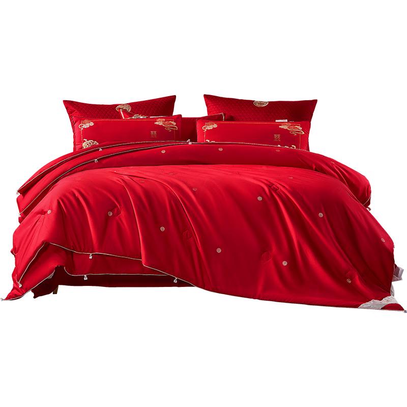 Mercury Home Textiles Wedding Silk All-Season 2-in-1 Quilt