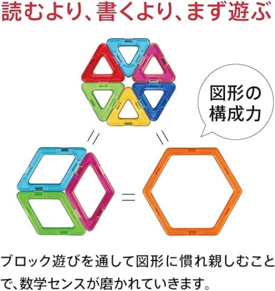 Набор динозавров Bornelund MAGFORMERS [40 деталей] [в комплект входит японская брошюра] Для детей около 3 лет MF708003J