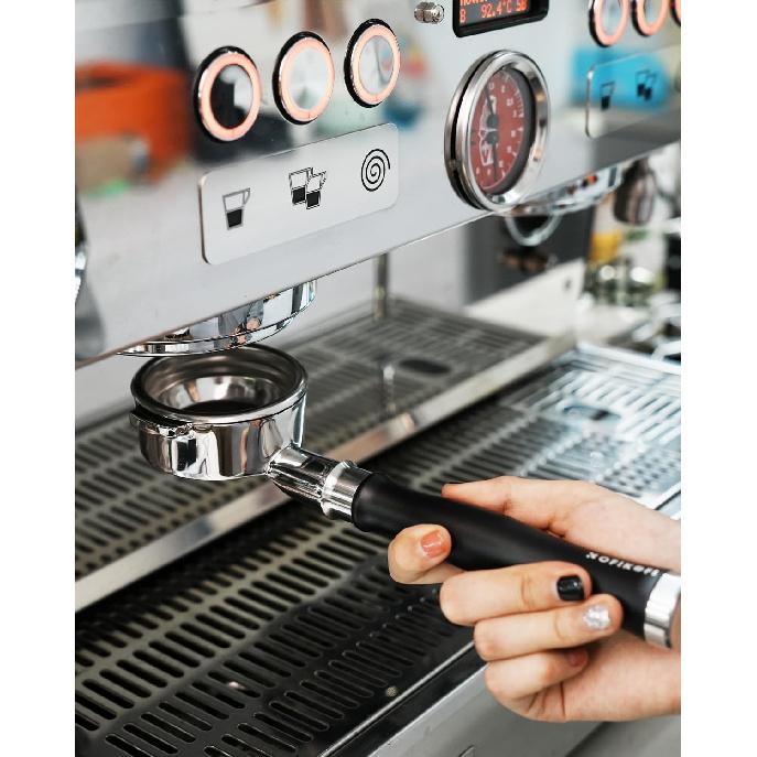 54-мм бездонный портафильтр, Бездонный голый портафильтр подходит для Breville Barista Express BES870/878/880 и эспрессо-машин Breville/Sage 54 мм, Пак
