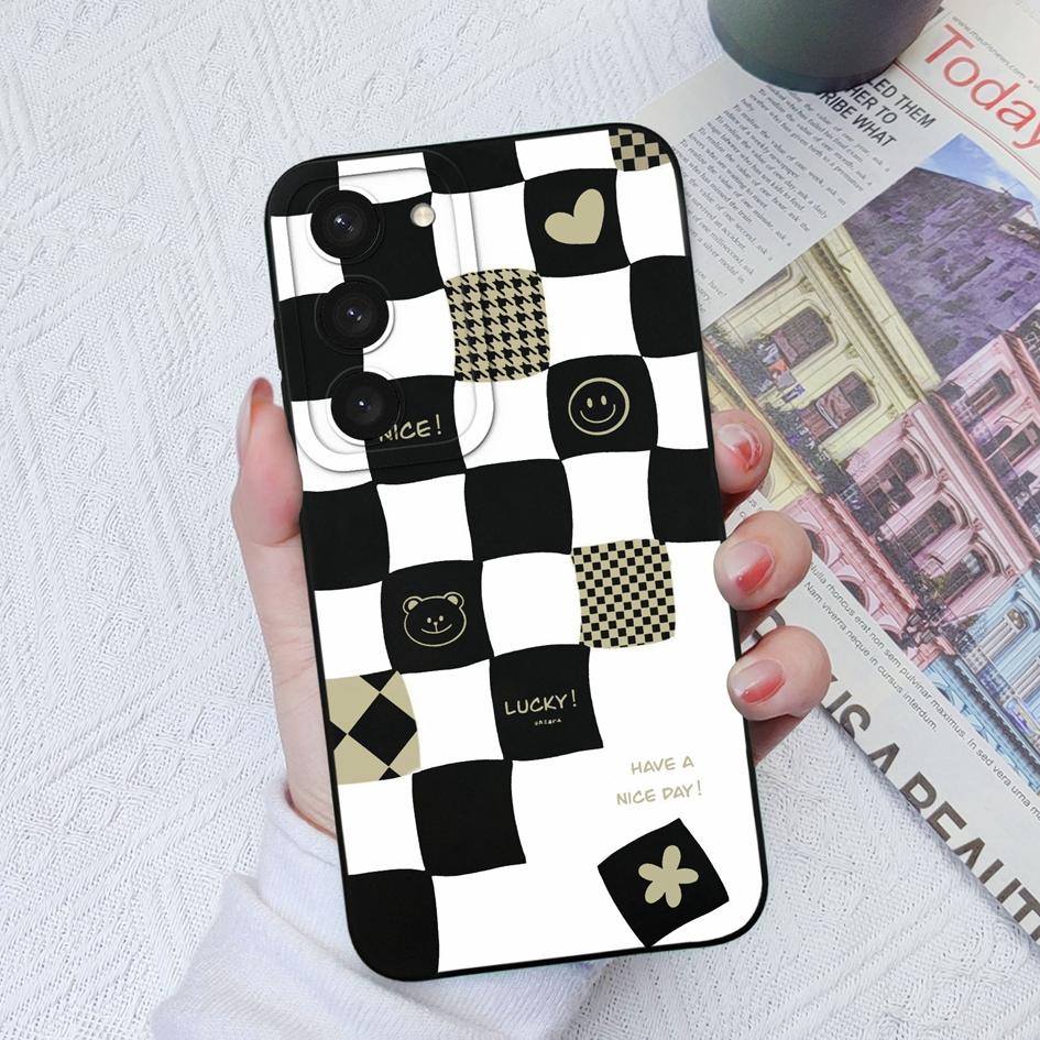 Чехол для телефона Samsung Galaxy S20 S21 + FE S22 S23 + Ultra Note 20 Ultra Fashion, противоударный квадратный силиконовый чехол для Samsung S23, бамперы Fundas