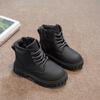 Children Leather Boots Girls Autumn Casual Ankle Boots Waterproof Non-slip Kids Boys Winter Outdoor Short Riding Boots