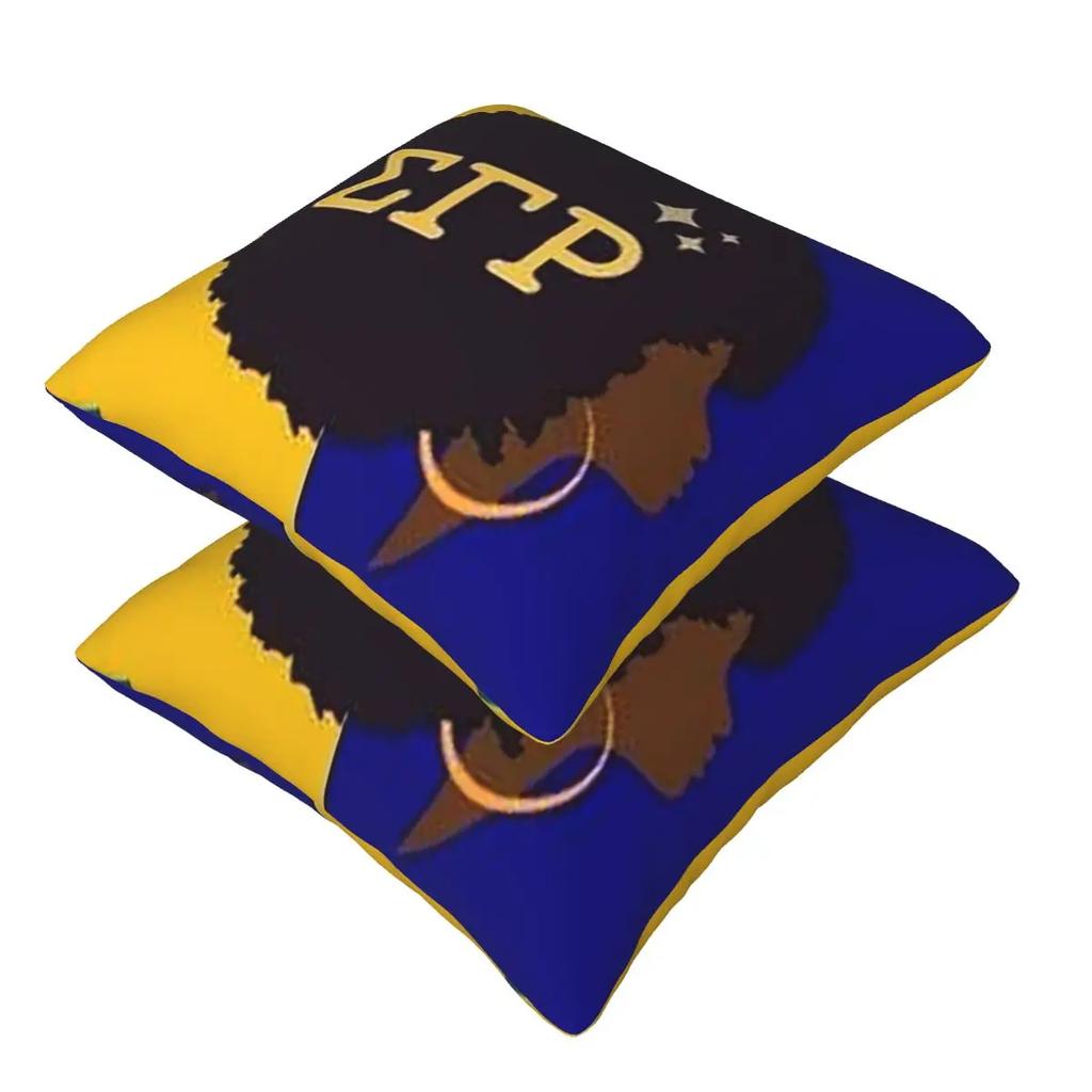 Sigma Gamma Rho 1922 Sgr 2 Pcs Square Pillowcase Pillow Cover Cushion Zip Decorative Comfort Throw Pillow For Home Living Room