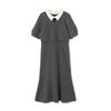 JILL by JILL STUART Casual Dress [Pre-order: Arrives mid- to late March] Front Slit Collar Layered Dress, Women's, Beige