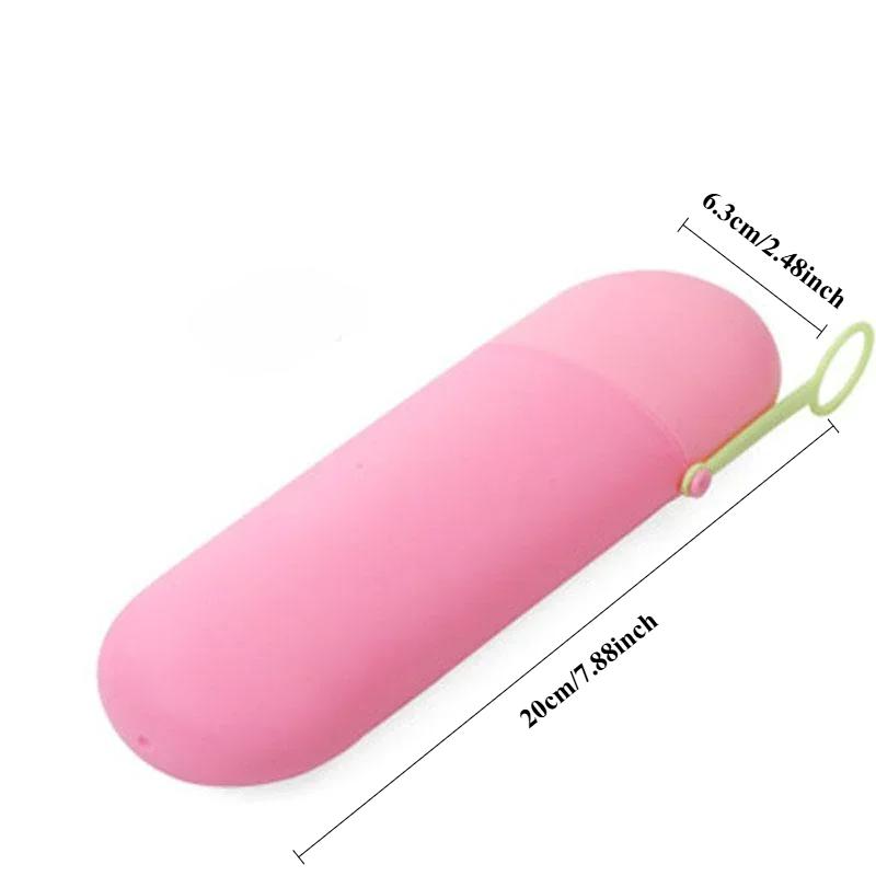 1/3/5 шт. Портативный дорожный держатель для зубной пасты, зубной щетки, шляпная коробка, бытовое хранилище, аксессуары для ванной комнаты(Случайный цвет)