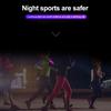 6Pcs LED Light Up Clap Wristband Glow In The Dark Clap Bracelet Running Arm Band Night Safety Cycling Walking Reflective Strips 3 Modes Wrist Light