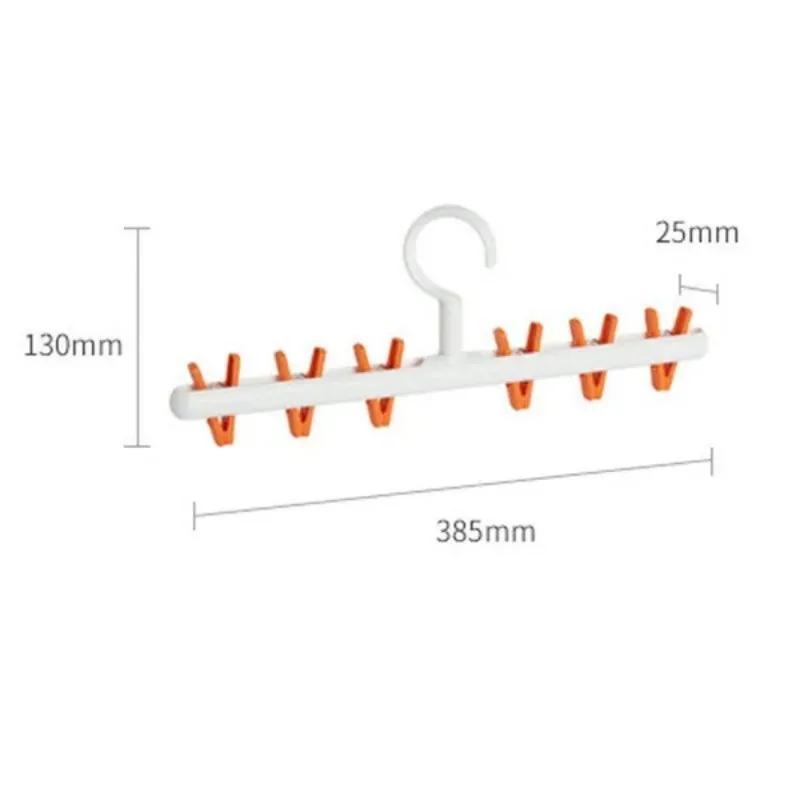 6 зажимов для кепки, шарфа, носков, органайзера, многофункционального шкафа, вешалки для хранения вещей
