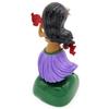 Dancing Hawaii Girl Hula Girl Dashboard Bobble Shaking Head Doll | Solar Power Hawaiian