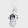Glowing Astronaut Bear Night Light Keychain - Cute Doll Pendant for School Bags