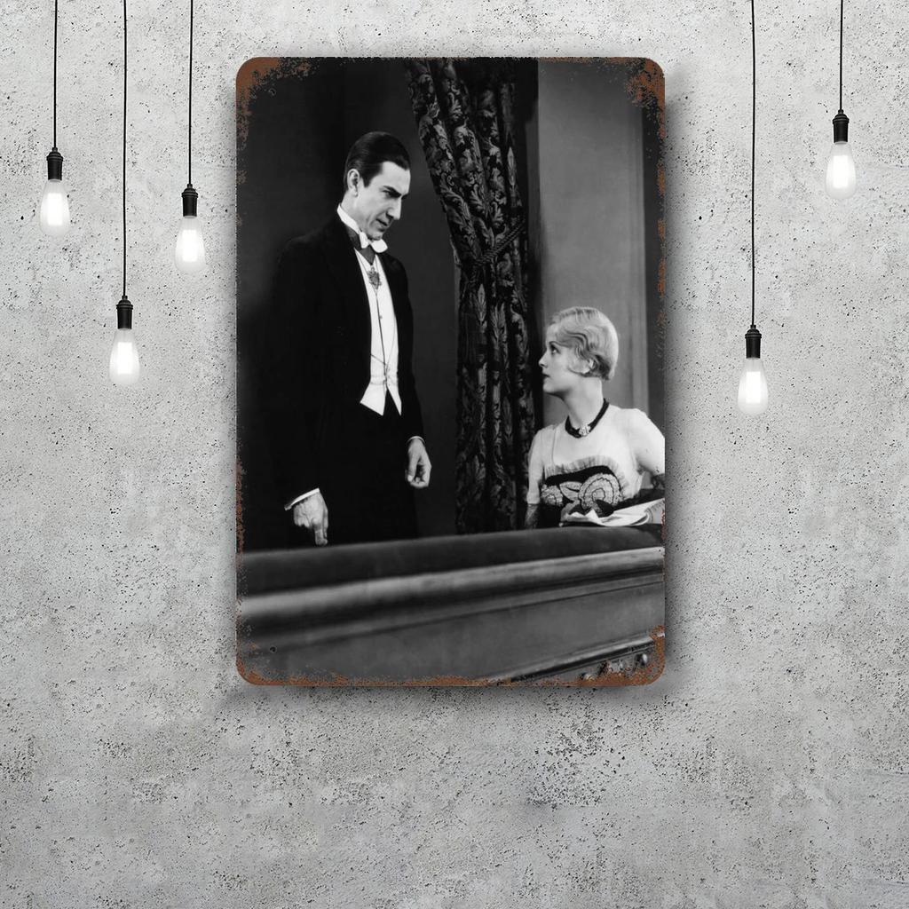 bela lugosi dracula actor Tin Sign Home Decor Wall Decor Art Wall Mural Room Decoration Decor Retro Metal Sign Plate Bar Posters