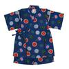Jinbei Top and Bottom Made In Watermelon Navy Boys' Set, 100% Cotton, Japan, Pattern,