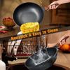 32CM Non-stick Wok Frying Pan Cook Gas Stove Induction Skillet Kitchen Cookware Durable Maifan Stone Home Steak Pancake Saucepan